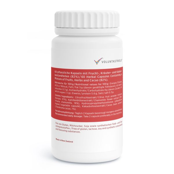 Voluntastrols Dose von kingnature Rückseite